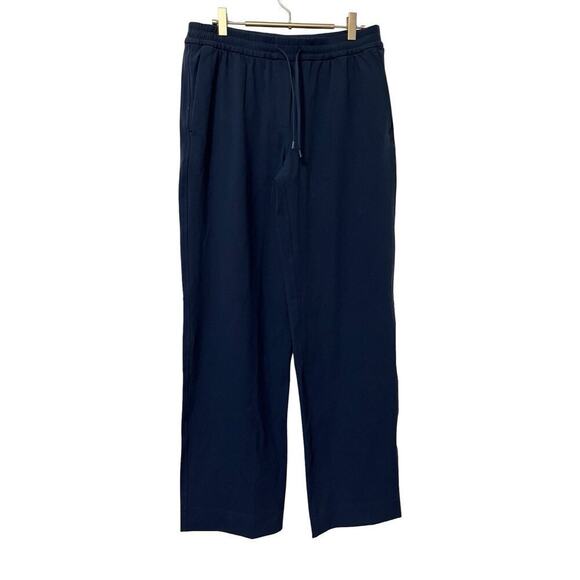 Lululemon Womens Luxtreme Athletic Pant Size M Navy Office Work Athleisure EUC - Picture 1 of 7